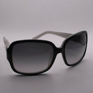 Kate Spade 'Lulu' 0JBH Classic Black Acetate Square Sunglasses